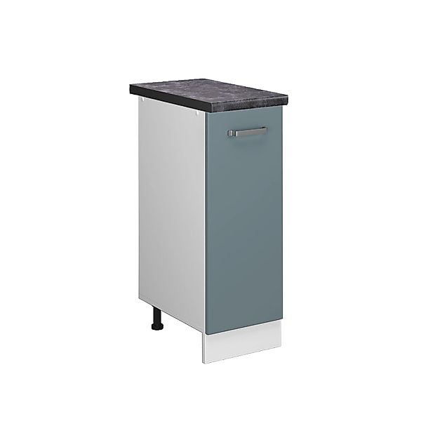 Vicco Apothekerschrank R-Line, Blau-Grau/Weiß, 30 cm, günstig online kaufen