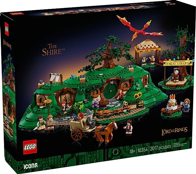 LEGO® Icons 10354 Der Herr der Ringe: Das Auenland Konstruktionsspielsteine günstig online kaufen