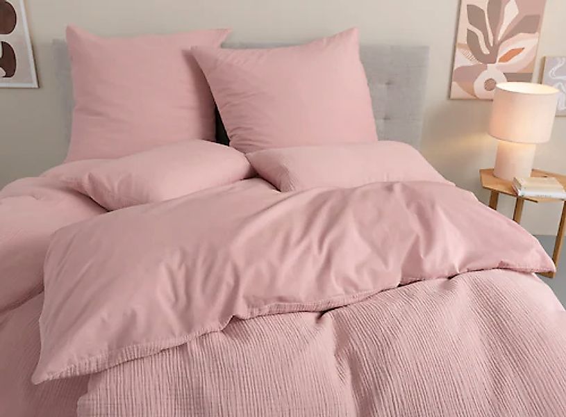 my home Wendebettwäsche »Sari3«, Bettwäsche aus 100% Baumwolle in weichem M günstig online kaufen
