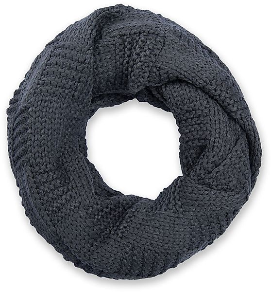 styleBREAKER Strickschal Feinstrick Loop mit Patentmuster, günstig online kaufen