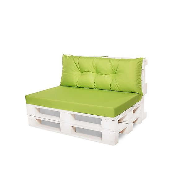 Setgarden Mix Set Palettenkissen 120x50x10cm Sitzkissen + Rückenkissen 120x günstig online kaufen