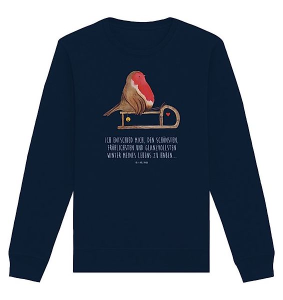 Mr. & Mrs. Panda Longpullover Rotkehlchen Schlitten Größe M - French Navy - günstig online kaufen