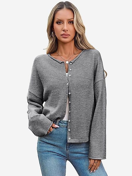 Imily Bela Cardigan Damen Kurze Lässige Strickjacke (Packung, 1-tlg., 1per- günstig online kaufen
