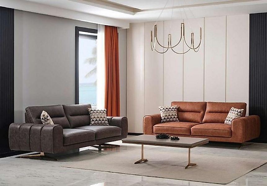 JVmoebel Sofa Designer Wohnzimmer Sofas Stilvollen Moderne Sofagarnitur 3 S günstig online kaufen
