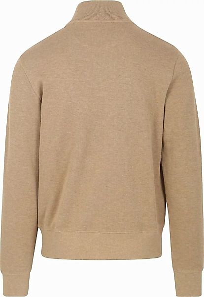 Gant Halfzip Sacker Pullover Melange Blau - Größe XL günstig online kaufen