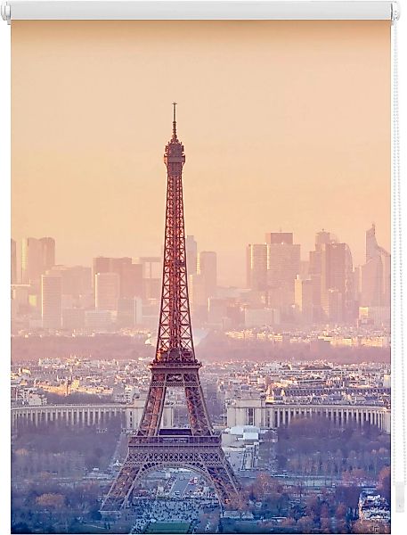 LICHTBLICK ORIGINAL Seitenzugrollo »Klemmfix Motiv Eiffelturm«, Lichtschutz günstig online kaufen