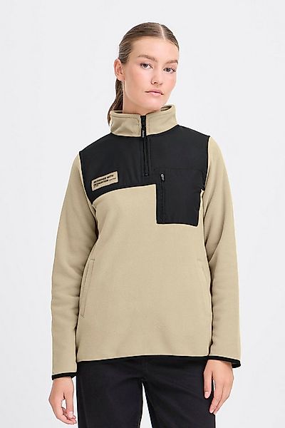 OXMO Troyer OXNETE HALFZIP Modischer Fleecetroyer mit Stehkragen günstig online kaufen