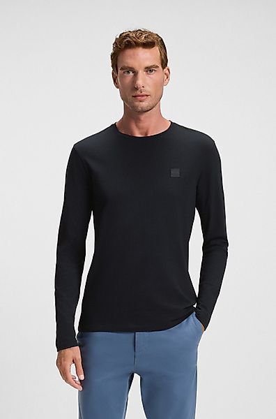 BOSS ORANGE Langarmshirt Tacks mit Markenlogo günstig online kaufen