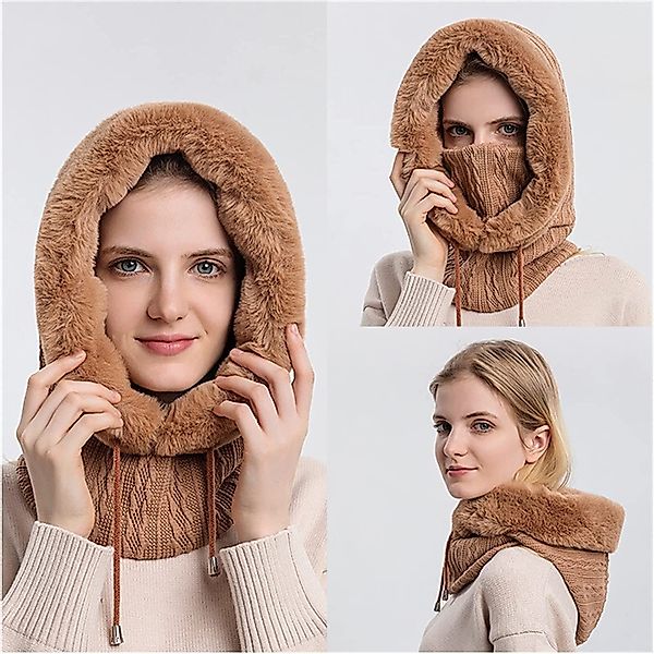 XDeer Mütze & Schal Wintermützen,Strickmützen,Warme Kapuzen günstig online kaufen