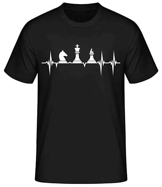 Schach Herzschlag · Männer Basic T-Shirt günstig online kaufen