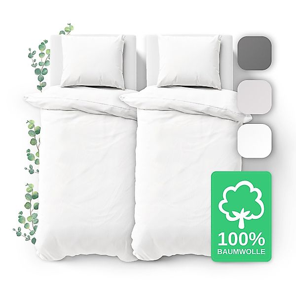 Jacobson Bettwäsche Set - 100% Baumwolle, günstig online kaufen