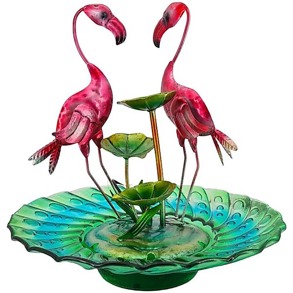 abc HOME Zimmerbrunnen Flamingos, Metall & günstig online kaufen
