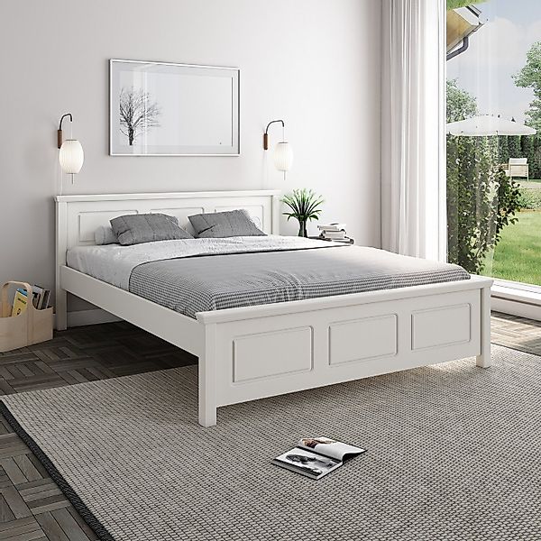 OTTO home Massivholzbett ""ERIK", Made in Europe, optional mit Schublade, M günstig online kaufen