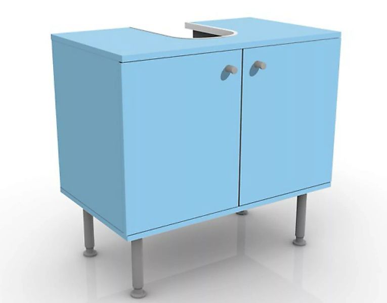 Waschbeckenunterschrank Unifarben Colour Light Blue günstig online kaufen