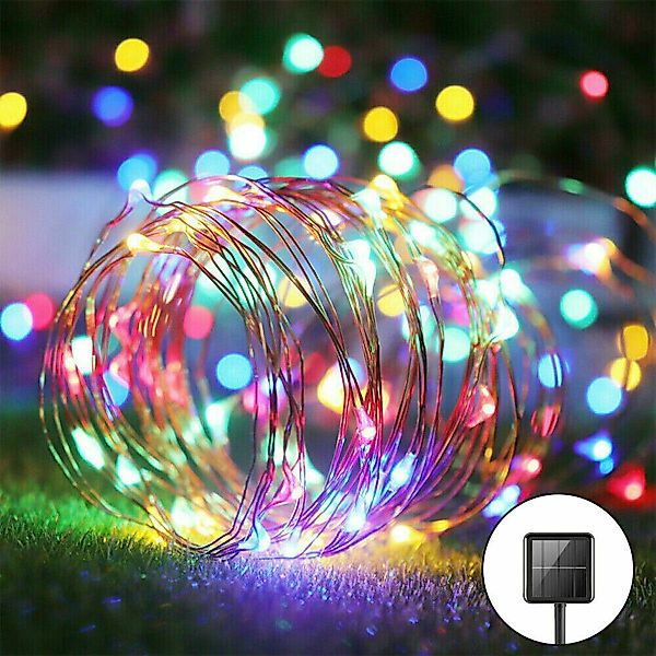 oyajia LED Solarleuchte 12M 100LEDs / günstig online kaufen