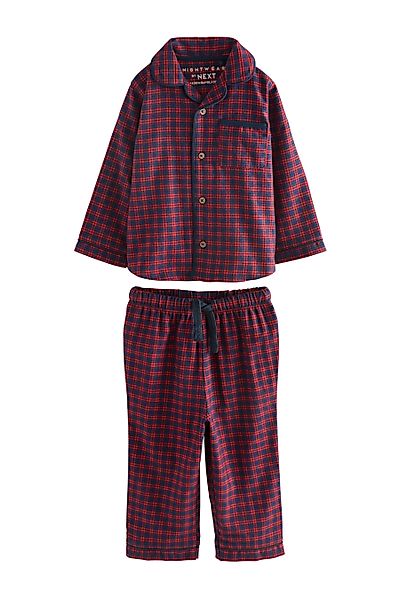 Next Pyjama Pyjama mit durchgehender Knopfleiste günstig online kaufen