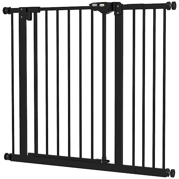 PawHut Türschutzgitter Hunde, Absperrgitter, 74-80/87-94 cm, Treppenschutzg günstig online kaufen