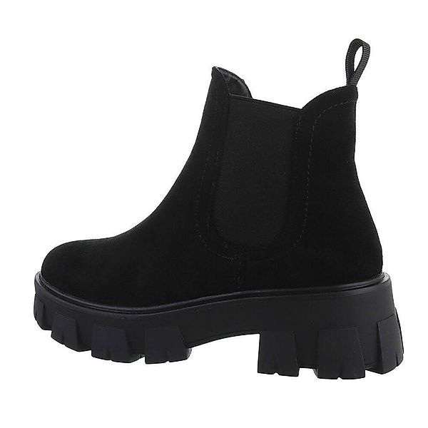 Ital-Design Damen Chelsea Freizeit Plateaustiefelette (76772027) günstig online kaufen