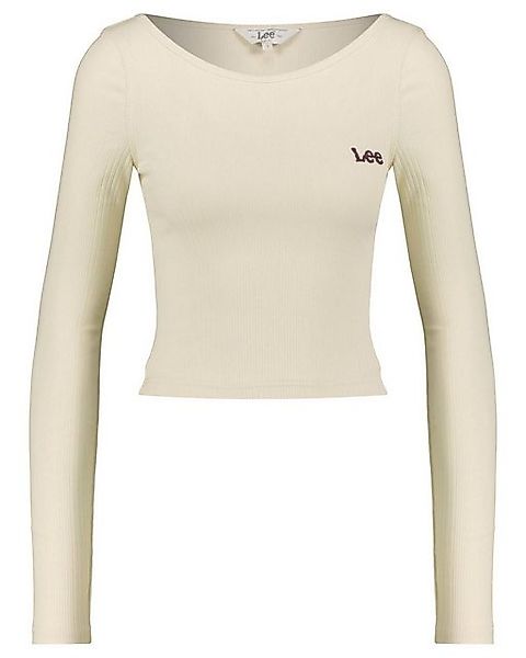 Lee® T-Shirt Damen Longsleeve CROPPED ULTRA SLIM TEE ECRU (1-tlg) günstig online kaufen