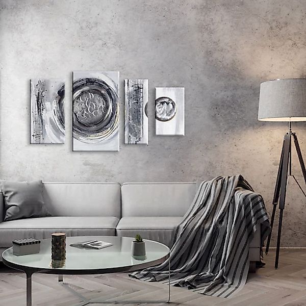Bönninghoff Ölgemälde, Abstrakt-Abstrakte-Kunst-Gemälde-Formen, (1 St.), je günstig online kaufen