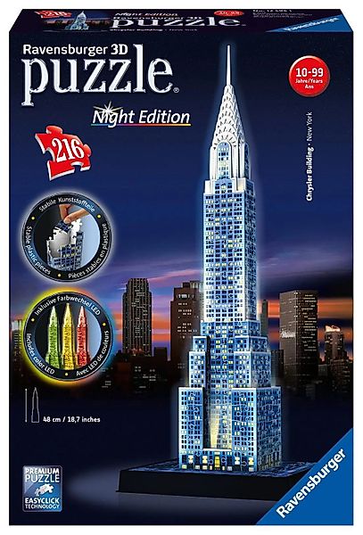 Ravensburger Puzzle Chrysler Building bei Nacht.Night günstig online kaufen