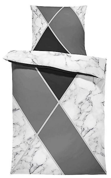 One Home Bettwäsche Fotodruck, Mikrofaser, 2 teilig, Geometrisch Grafisch M günstig online kaufen