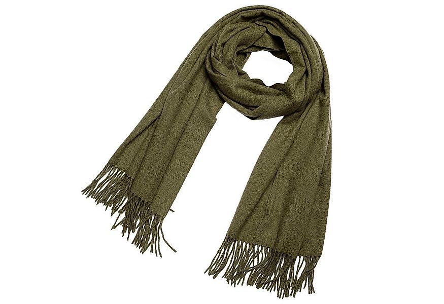 Schal Schal Winterschal, (1-St), Damenschal, kuschlig weich, mit Fransen, F günstig online kaufen