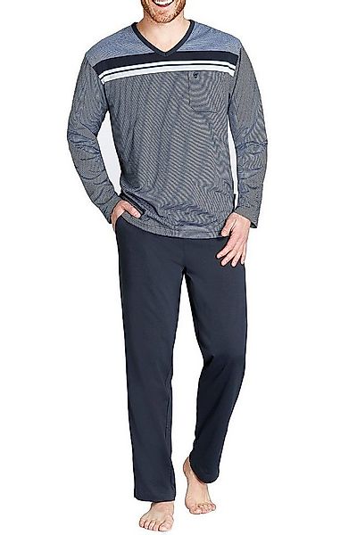 Hajo Schlafanzug Klima Komfort Herren Pyjama lang (Set, 2 tlg) Zweiteiler m günstig online kaufen