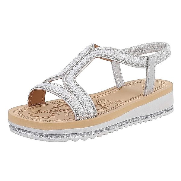 Ital-Design Bequeme Damen-Sandalen mit elegantem Design günstig online kaufen