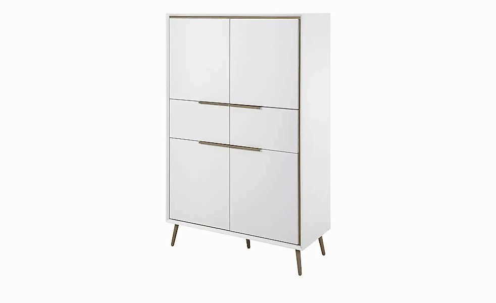 Highboard  Arluno ¦ weiß ¦ Maße (cm): B: 90 H: 140 T: 38.0 Kommoden & Sideb günstig online kaufen