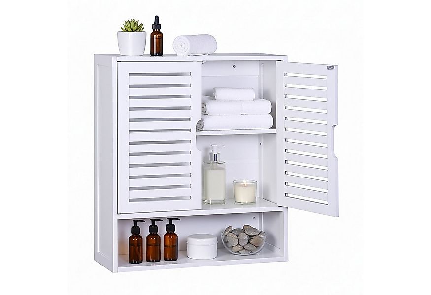 relaxdays Hängeschrank Bad weiß günstig online kaufen