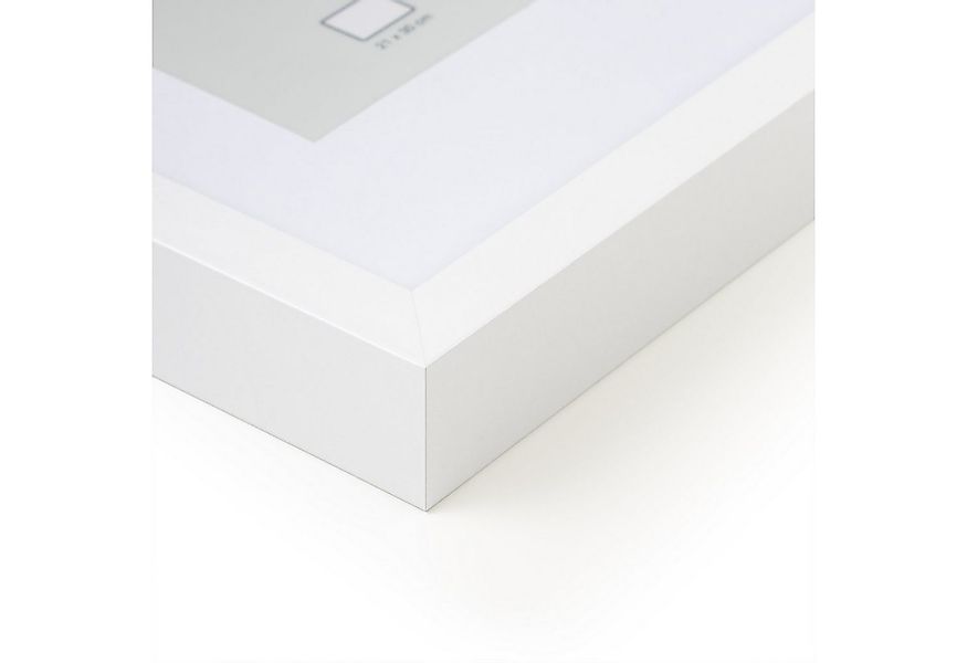 Blumtal Einzelrahmen Berlin - Hochwertiger Fotorahmen mit Passepartout, (Ei günstig online kaufen