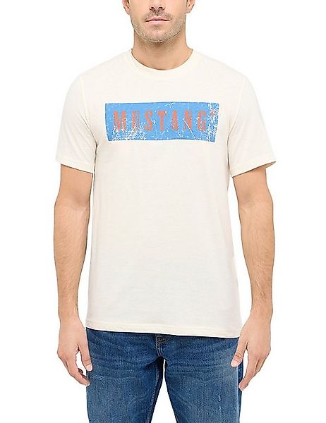 MUSTANG T-Shirt mit Logo Schriftzug günstig online kaufen