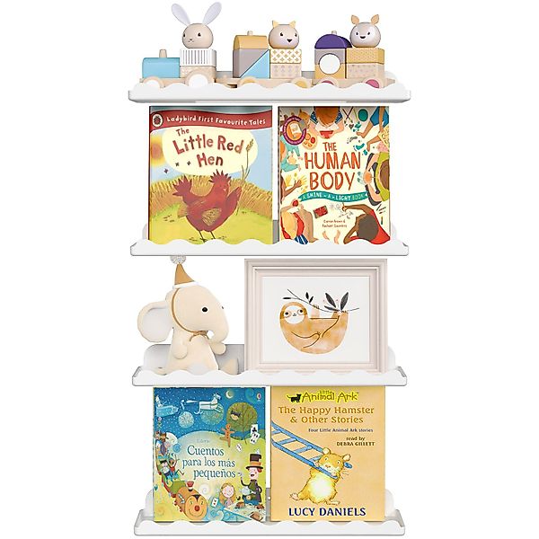 Lifewit Wandregal Kunststoff Kinder Bücherregal, 38 günstig online kaufen