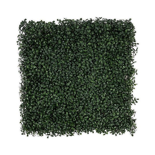 Kunstpflanze Pflanzenwand Arelie Dark-Green, Kubus, UV-beständig günstig online kaufen