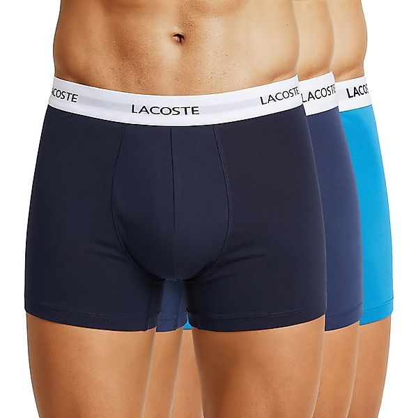 Lacoste 3-er Set Trunks Dunkelblau, Blau & Türkis günstig online kaufen