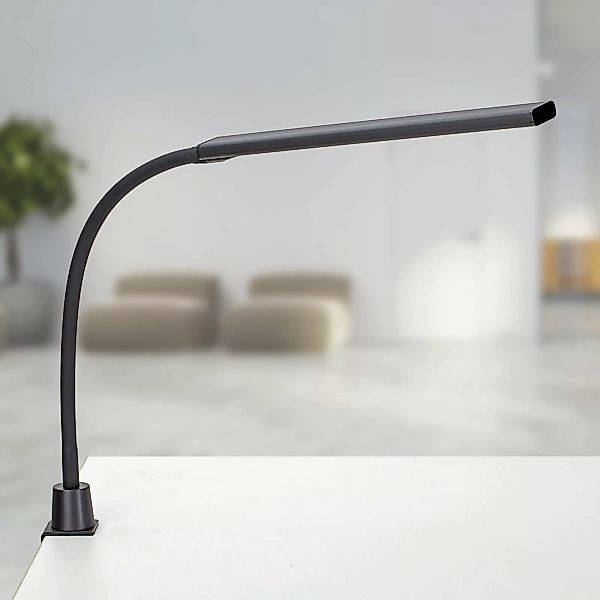 LED-Klemmleuchte MAULpirro, schwarz, 37 cm, dimmbar günstig online kaufen