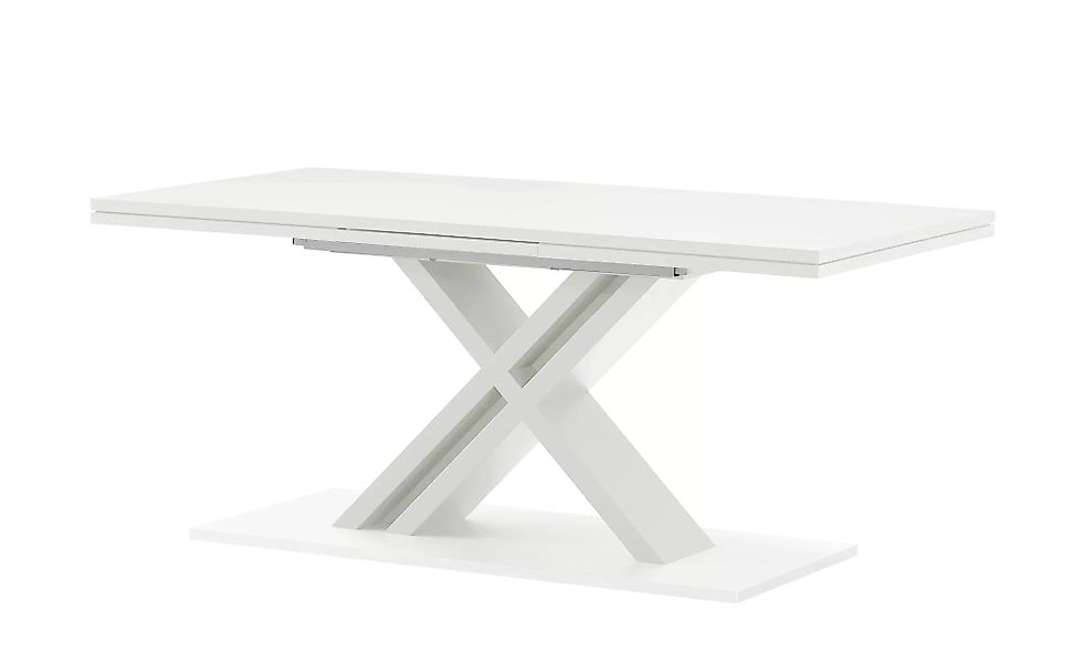 Berger & Rath Säulentisch ausziehbar  Trix - weiß - 90 cm - 78 cm - Tische günstig online kaufen