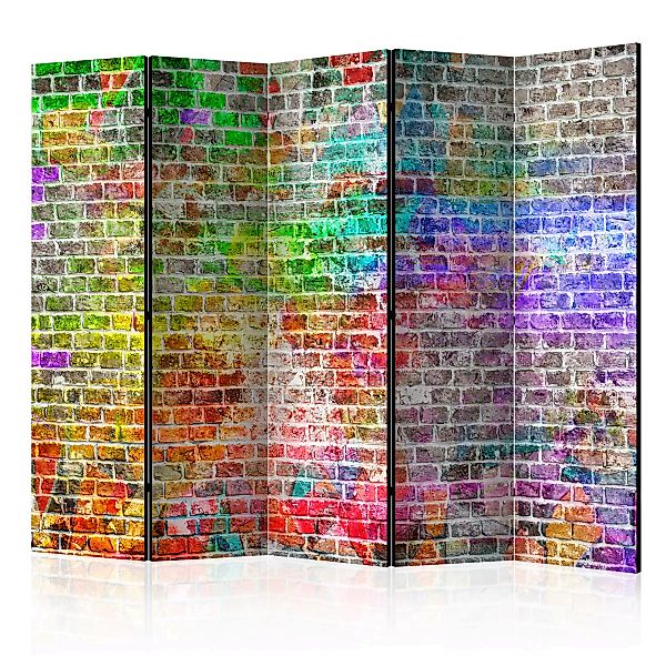 5-teiliges Paravent - Rainbow Wall Ii [room Dividers] günstig online kaufen