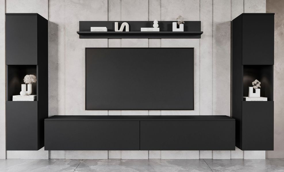 INOSIGN Wohnwand PARIS, Vitrine Türanschlag links/rechts günstig online kaufen