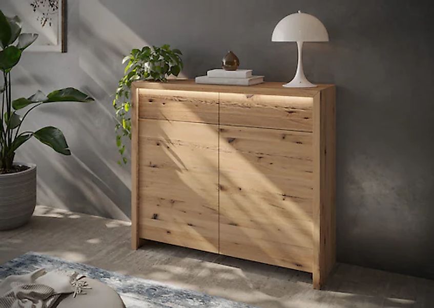 Home affaire Kommode "Ambroise", inkl. LED-Beleuchtung günstig online kaufen