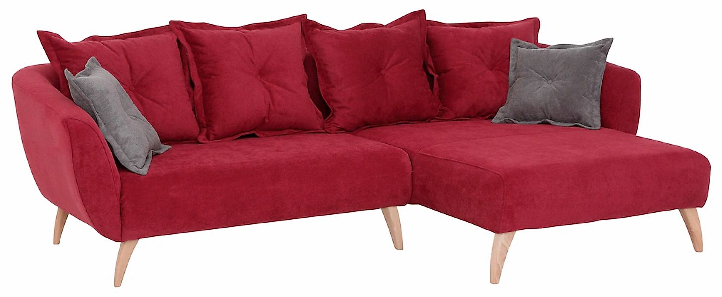 Home affaire "Baggio formschöne Polsterecke, bequem, Breite 277cm, L-Form" günstig online kaufen