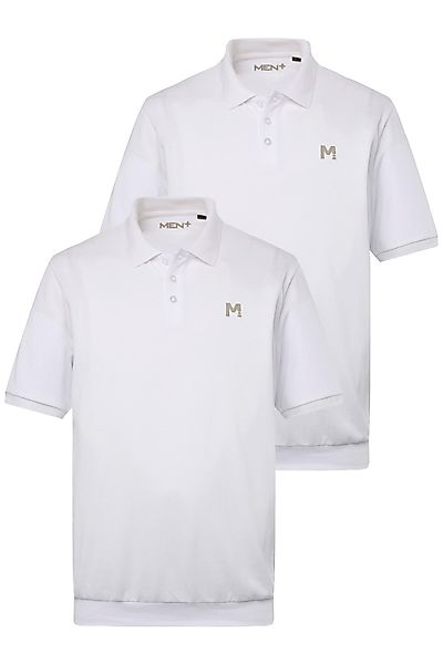 Men Plus Poloshirt Men+ Poloshirts 2er-Pack günstig online kaufen