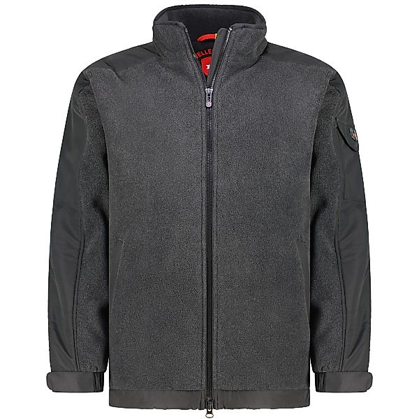 Wellensteyn Fleecejacke "Jet Jacket" im Materialmix Farbe grau Größe: 3XL günstig online kaufen