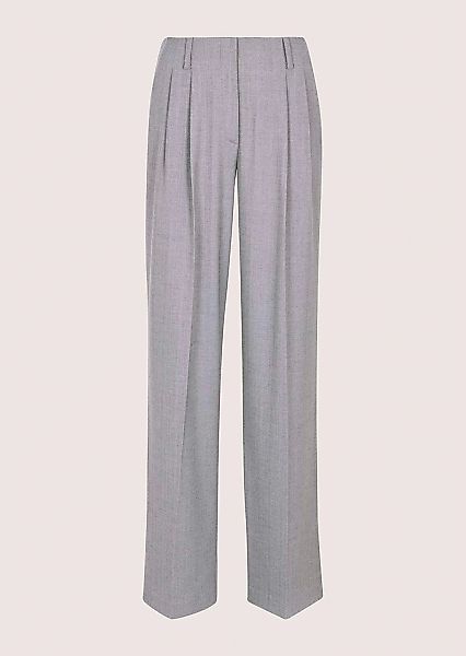 MADELEINE Stoffhose "Bundfaltenhose Fischgrathose mit weitem Schnitt" günstig online kaufen