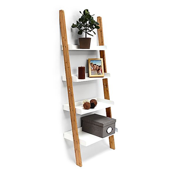 relaxdays Leiterregal BAMBOO günstig online kaufen