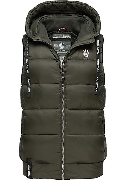 Navahoo Steppweste "Kassidy" stylische ärmellose Damen Weste mit Kapuze günstig online kaufen