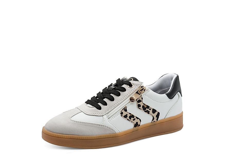 MARCO TOZZI Plateausneaker, Freizeitschuh, Halbschuh, Schnürschuh mit Kontr günstig online kaufen