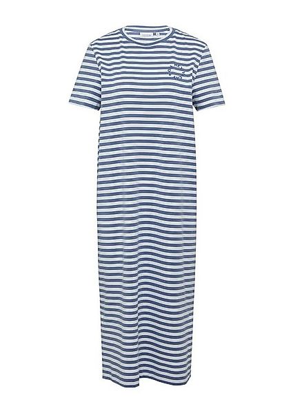 comma casual identity Maxikleid Gestreiftes T-Shirt-Kleid günstig online kaufen