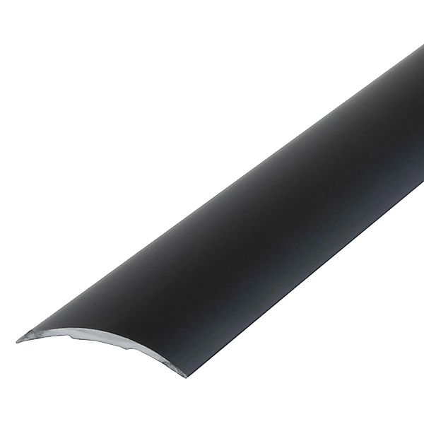Dalsys Übergangsleiste Selbstklebend 90cm x 40mm Schwarz Anpassungsprofil günstig online kaufen